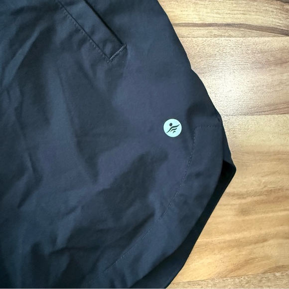 Halara High‎ Waist Drawstring Pocket 2-in-1 Curved Hem Mini Golf Skirt Black XS - Picture 8 of 9